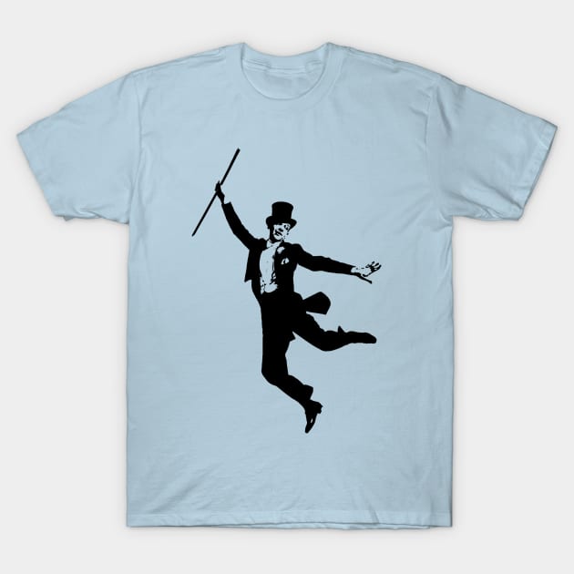 Fred Astaire Dancing T-Shirt by Wristle